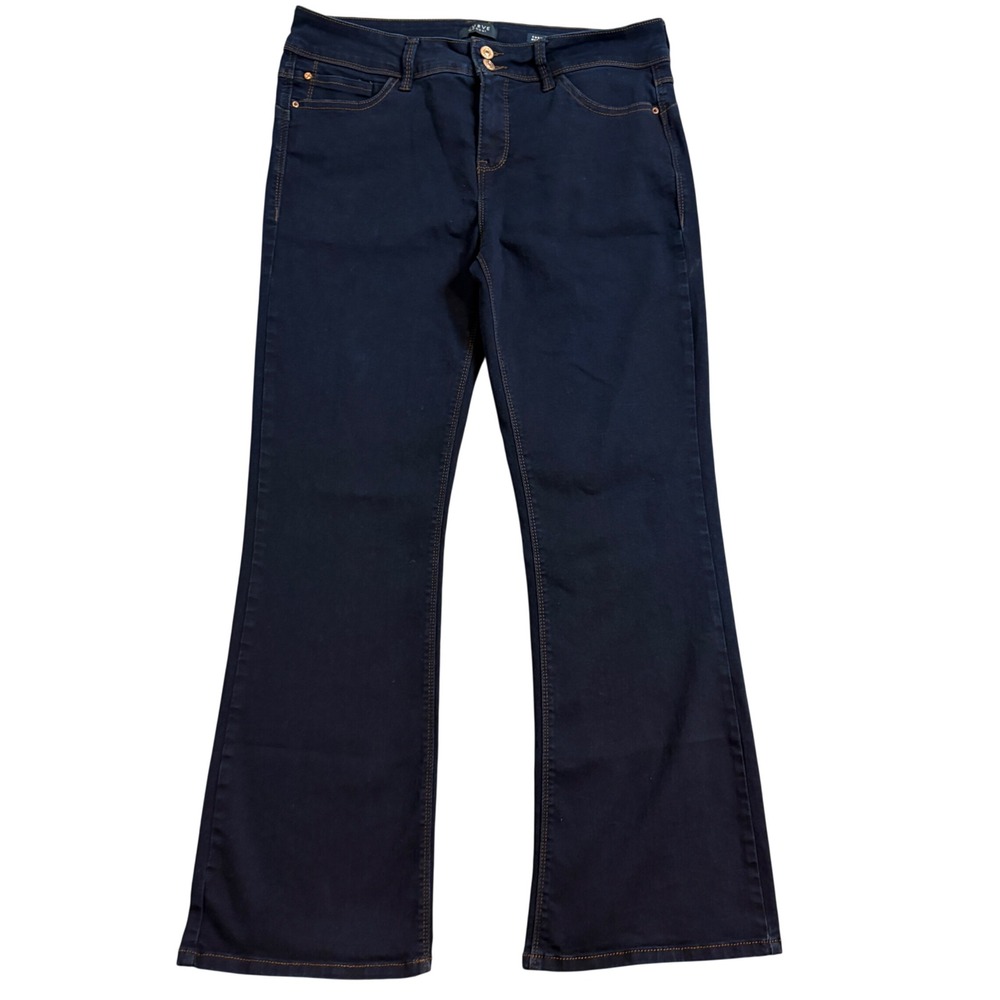 Curve Appeal Curve Creator High Rise Bootcut Jeans 14/32 Petite, 30" inseam